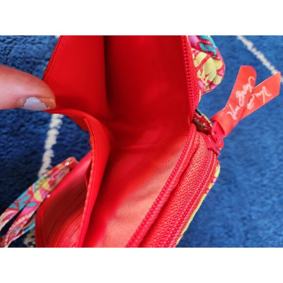 Vera Bradley Paisley Mini Crossbody Wallet & Cellphone Bag - Picture 5 of 8